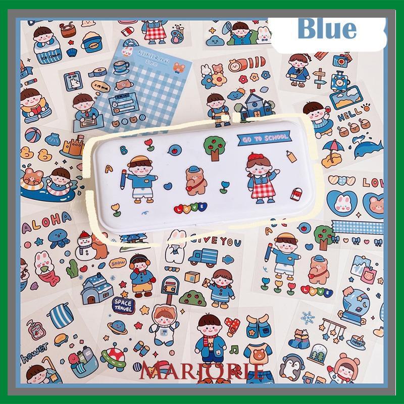 20PCS/Set Stiker Motif Kartun Korea Lucu Anti Air Dekorasi pola kecil Handbook Scrapbook DIY-MJD