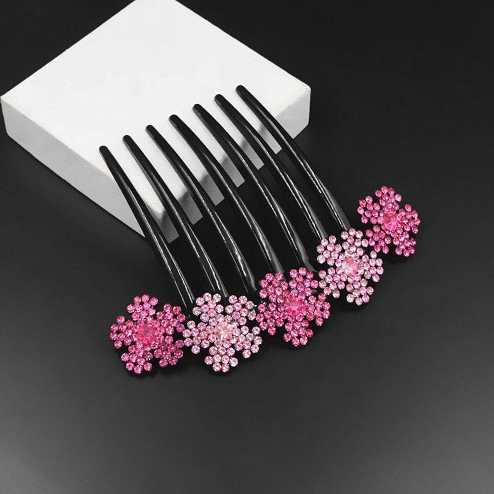 Needway   Hiasan Rambut Sisir Rambut Bunga Simple Bridal Wedding Hair Curler Untuk Wanita Hairclip