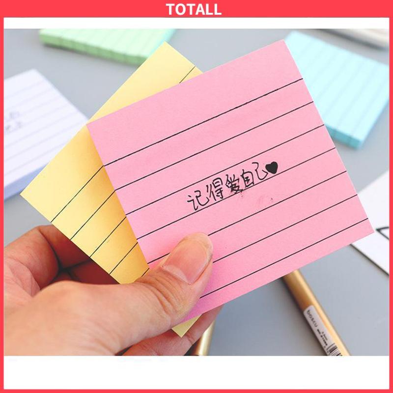 COD Simplicity sticky note horizontal sticker notepad post maker stiker massage pesan book note-Totall