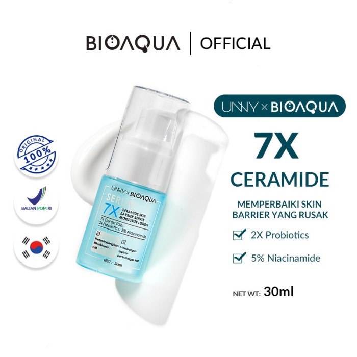 Bioaqua Serum 7X Ceramide Skin Barrier Repair Serum Moisturize - 30ml