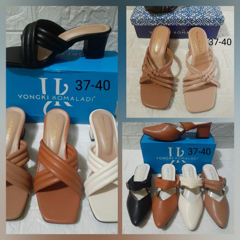 Wedges Sandal Wanita Yongki komaladi 100% Original