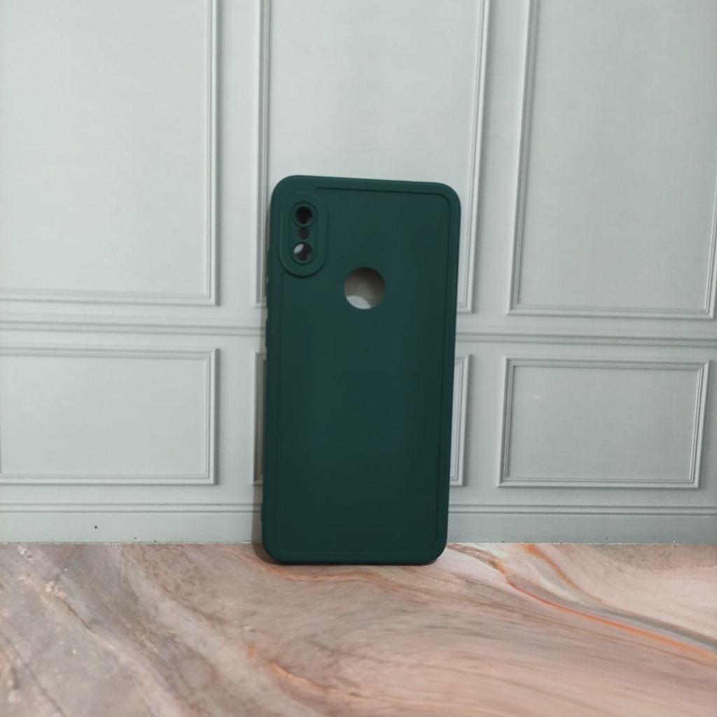 SoftCase ProCamera Silicon Matte Case Realme Narzo 50i Prime Realme Narzo 50 2022 Full Cover White_Cell