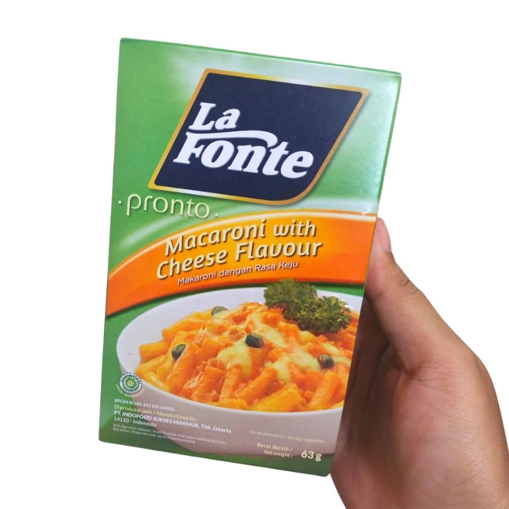 

2X La Fonte Pronto Macaroni with Cheese Flavour Makaroni Rasa Keju 63gr