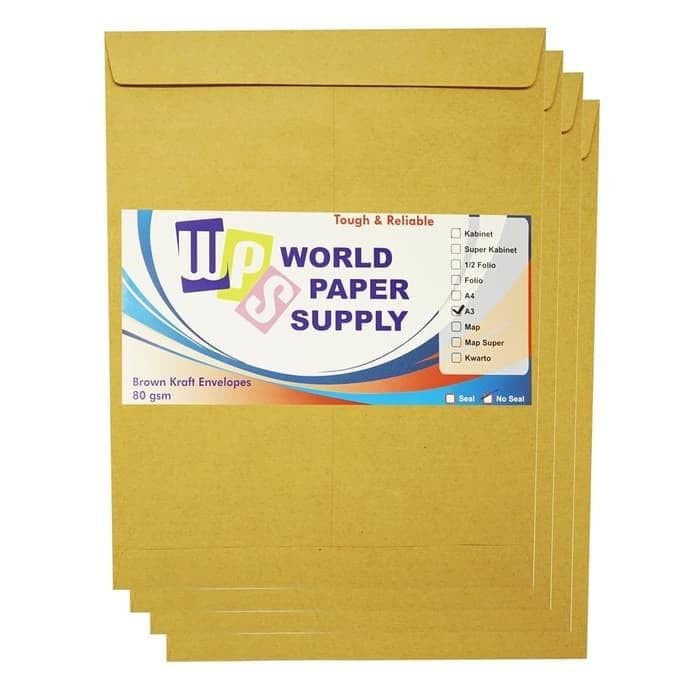 

Amplop Coklat WPS A3 Non Seal
