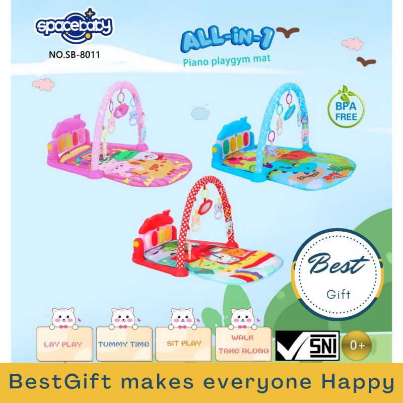 PIANO PLAYGYM SB-8011 (HOUSE) SPACEBABY