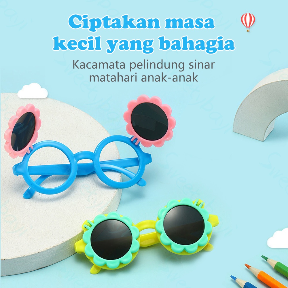 Sweetybayi Kacamata anak new trend Kacamata hitam bayi anak fashion Sunglasses anak lucu