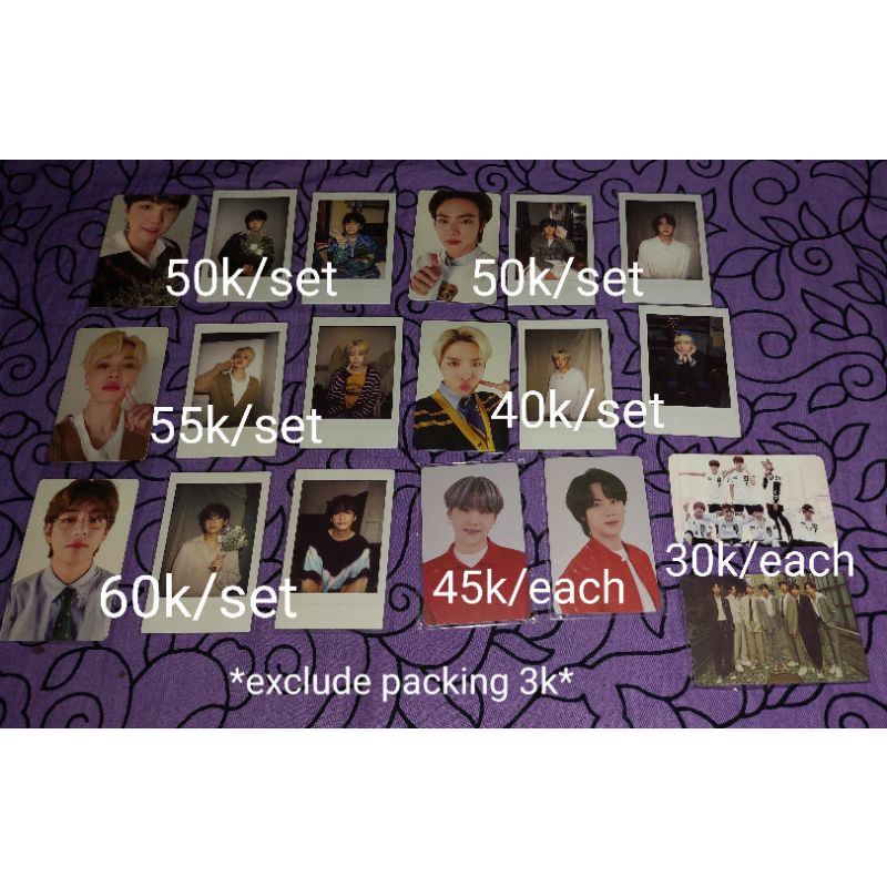 Jual Photocard Pc Bts Deco Kit Seokjin Jin Suga Yoongi Jhope Jimin Taehyung Set Shopee Indonesia 3265