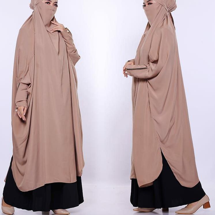 Long Khimar FRENCH KHIMAR JUMBO / HIJAB SYARI /KHIMAR SYARI