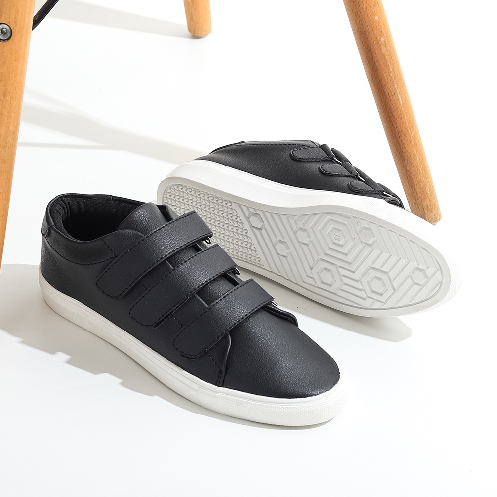 MEISIE BLACK |MNM x Lvnatica| Sepatu Sneaker Hitam Wanita Casual ORIGINAL