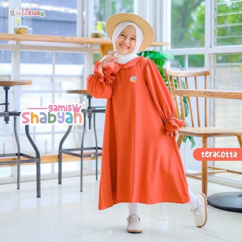 Gamis shabyan gamis anak perempuan | dress anak viola