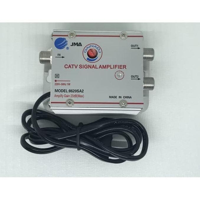 CATV Signal Amplifier JMA 2 Way Penguat Sinyal TV Original
