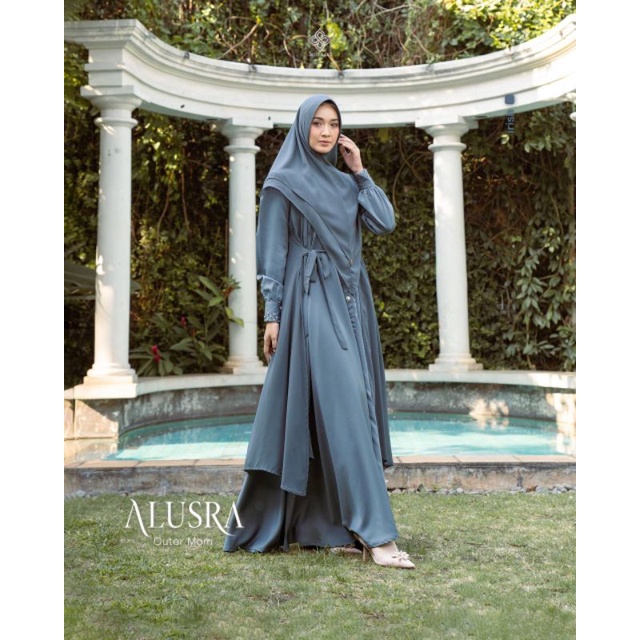 (READY FREE CASHBACK) Gamis Alusra Dress Alusra by Shieraki Indonesia