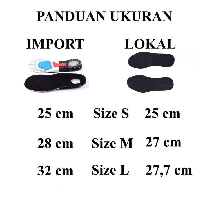 1 Pasang Insole Sepatu  Sneaker  – AC 27 – Ganjalan Alas Kaki Sepatu Kebesaran Gel Pengganjal Spons Ganjelan Bantalan Ganjel Pelindung Tumit Anti Lecet kaki anti bau empuk murah silicon sol outsol dalam Sepatu Basket Olahraga Sport Laki Laki Pria