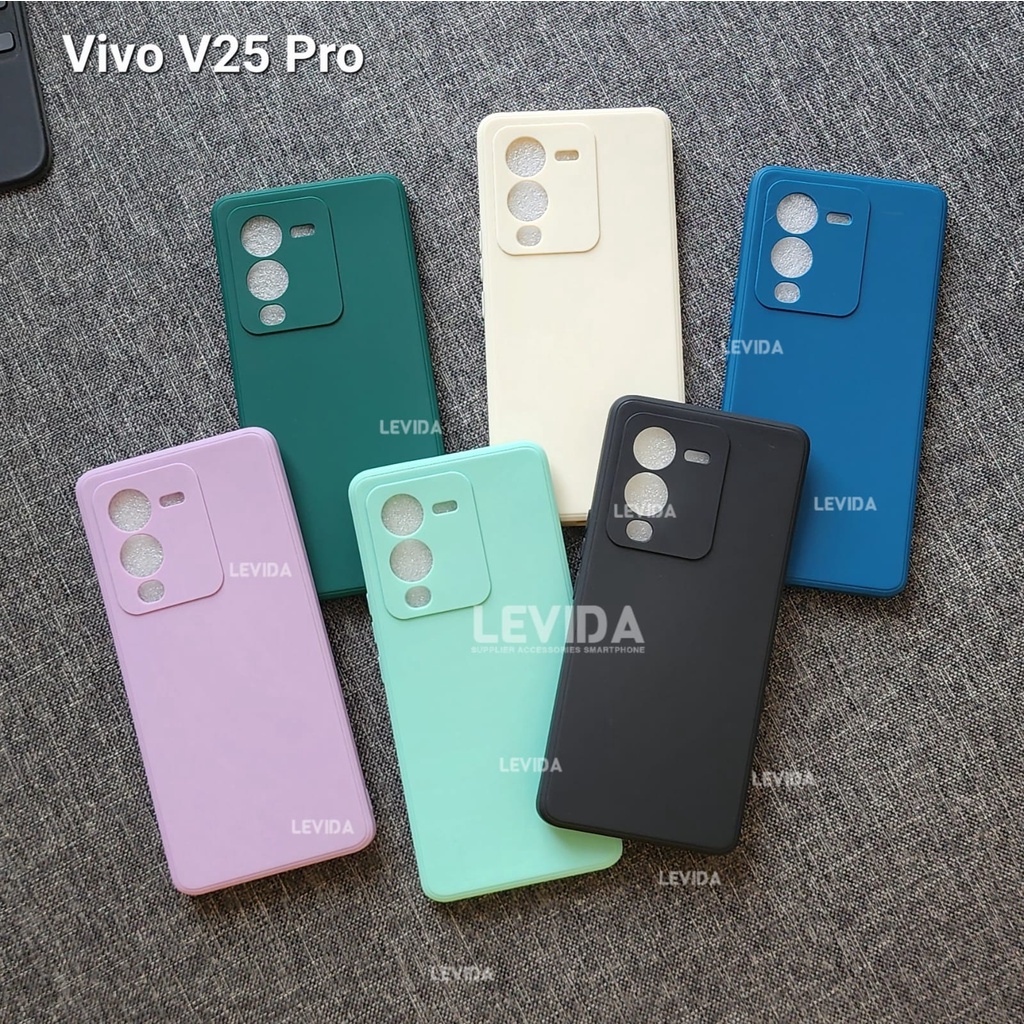 Vivo V25 Pro Vivo V25 5G Vivo V25E  Vivo V23 5G Softcase Macaron Square / Case Square Edge Case Vivo