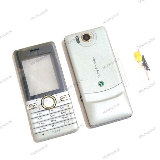 Casing Sony Ericsson S312 Fullset - silver