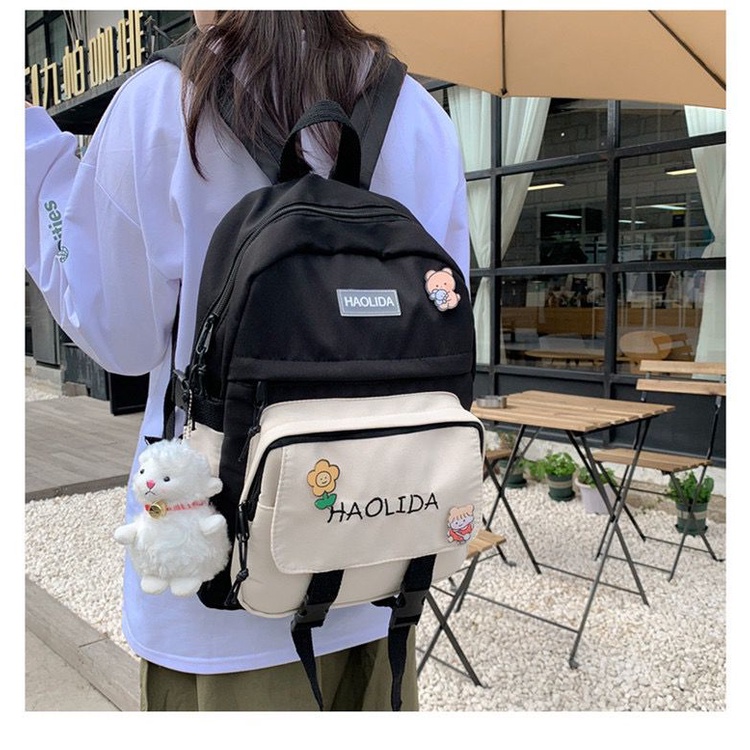 TAS RANSEL KOREA IMPORT E4481 TAS FASHION WANITA TAS RANSEL BACKPACK