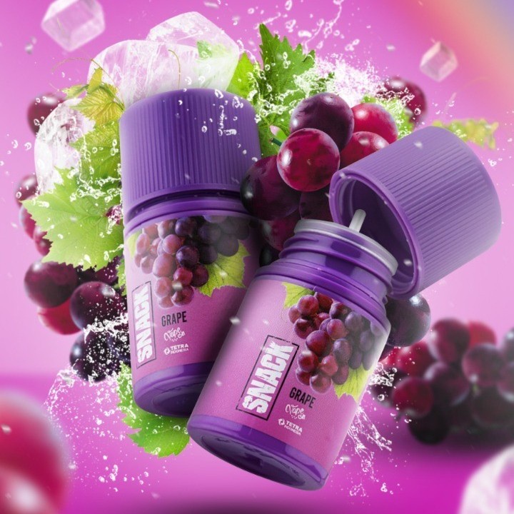 SNACK GRAPE FRUITY BY TETRA X VAPE ON 3MG 60ML