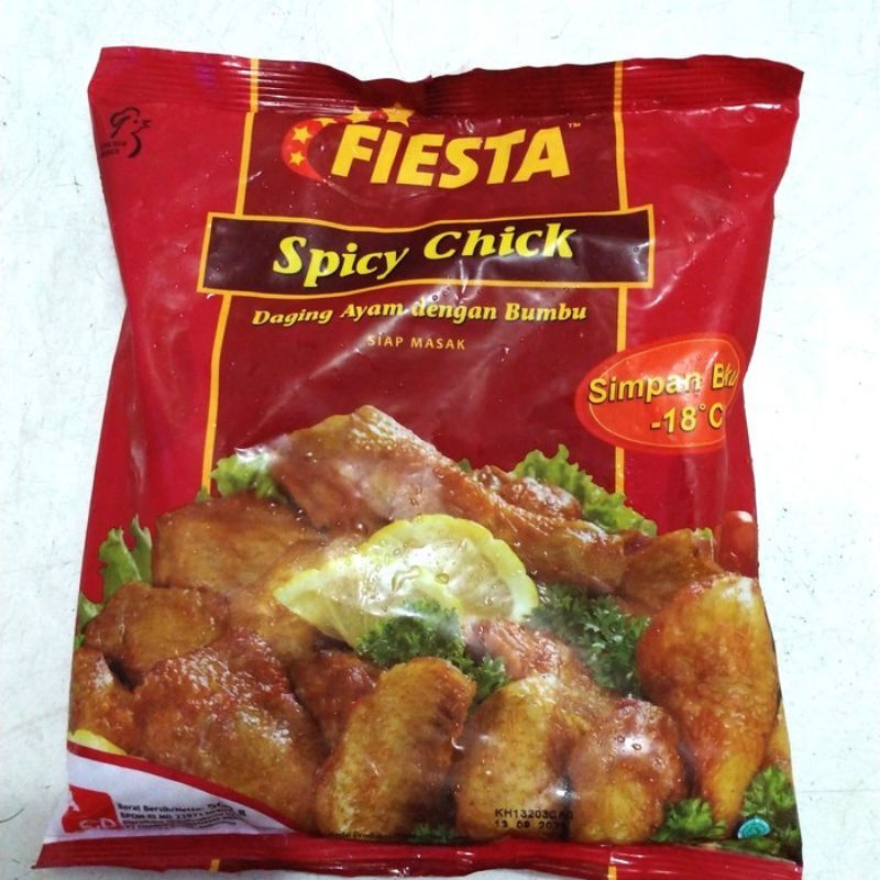 

Fiesta Spicy Chick 500gr(daging ayam dengan bumbu