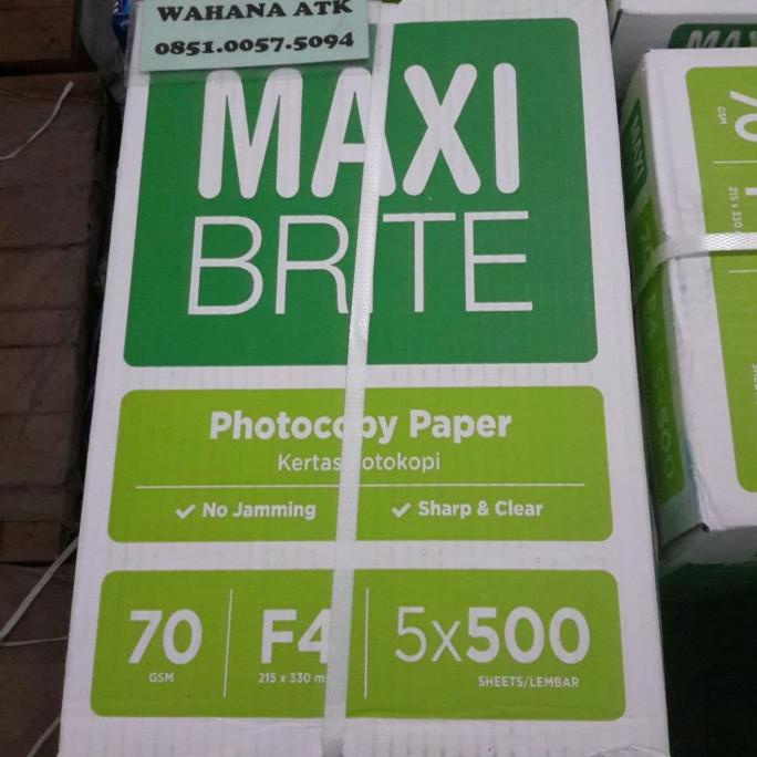 

HOT SALE Kertas hvs Maxi Brite F4 70 gr - GOJEK / GRAB