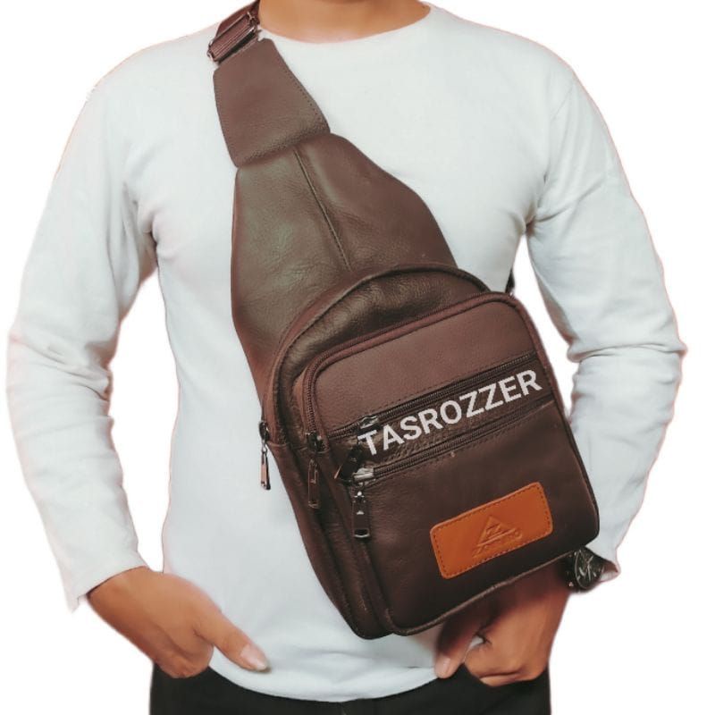 Tas selempang kulit pria original garut Zorro