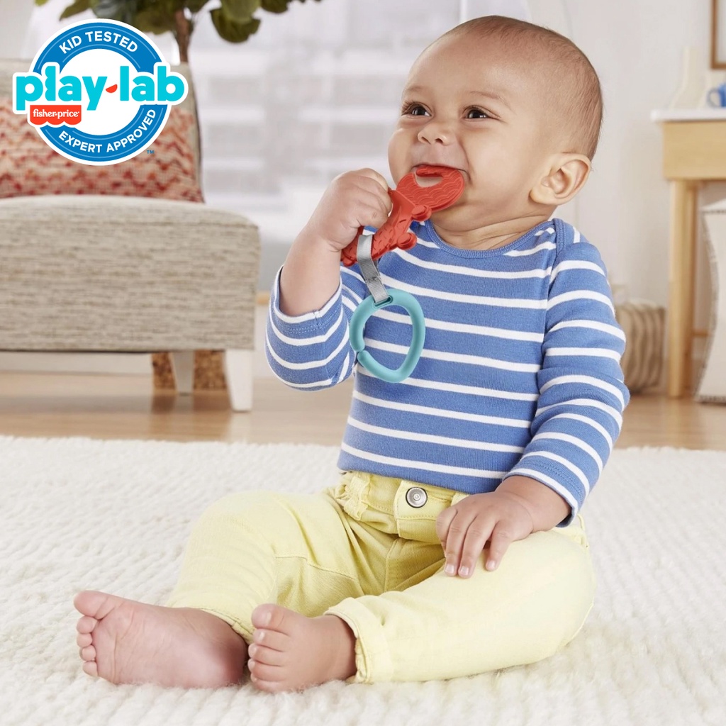 Fisher Price Red Crab Teether - Mainan Gigitan Anak