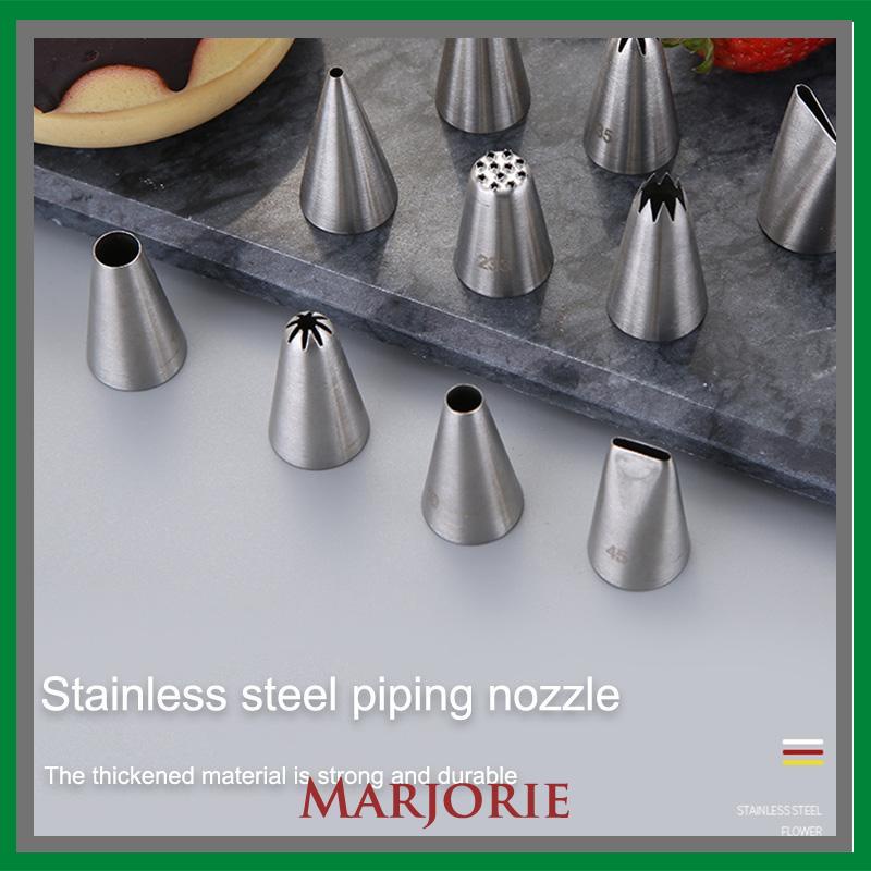 Cupcake Nozzles Stainless steel piping nozzle Stainless steel piping nozzle Spuit Baking Cake Decorator-MJD