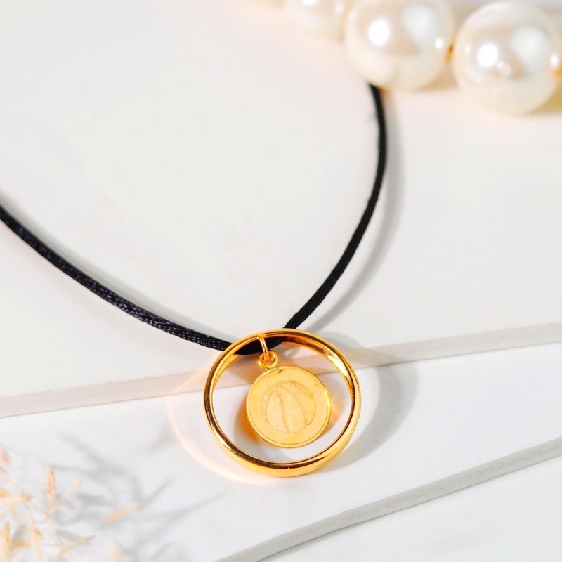 Kalung Tali Emas Ring Plat Fashion - Toko Emas Gadjah