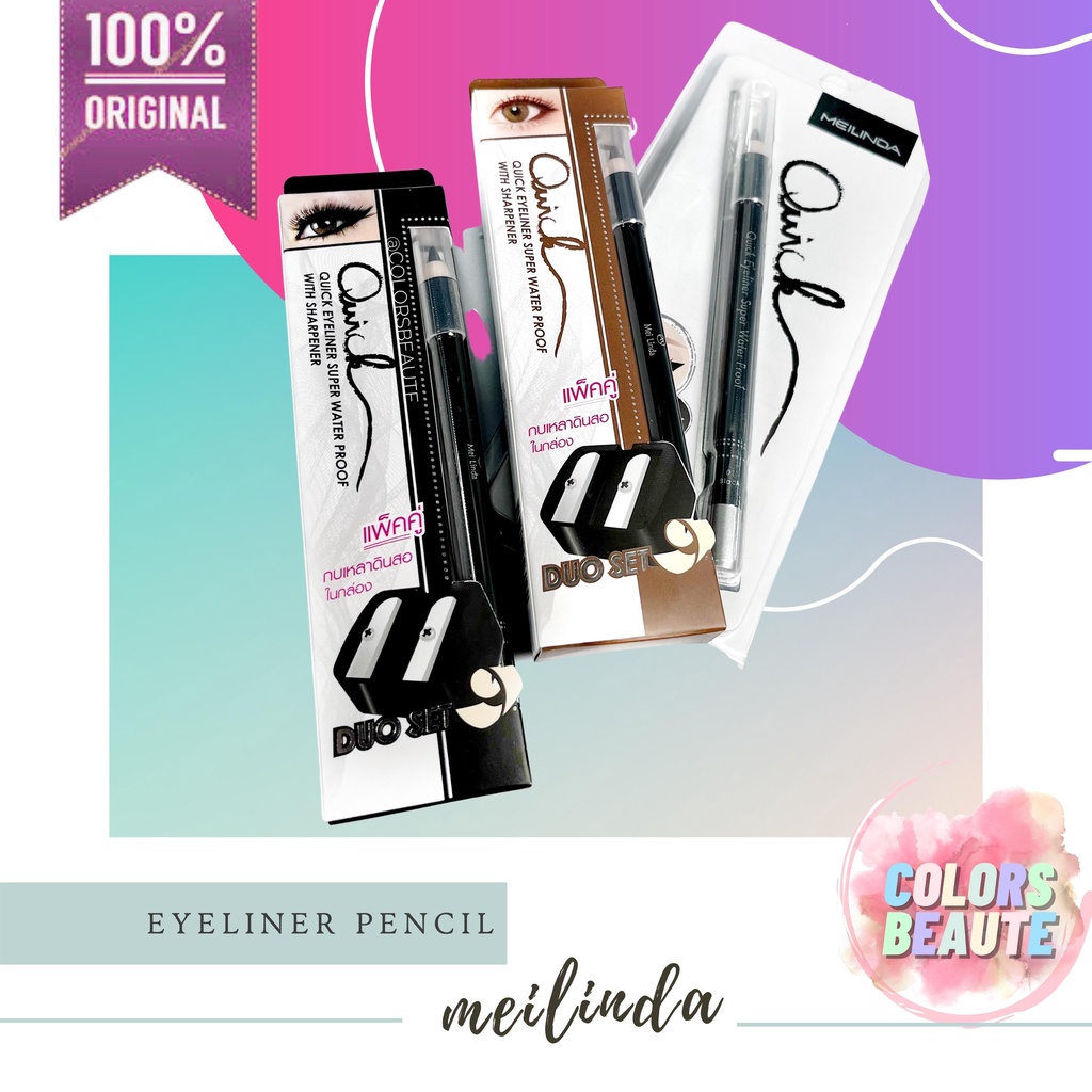 Meilinda eyeliner pensil hitam