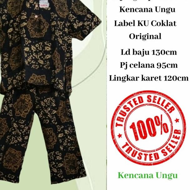 SETELAN CELANA PANJANG JUMBO KENCANA UNGU