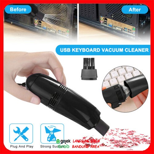 Mini USB Penyedot Debu Vacuum Cleaner Pembersih Debu Keyboard Laptop Komputer