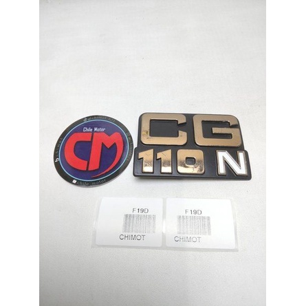 emblem logo honda CGN CG100N CG 100N  ORIGINAL baru  f.19d