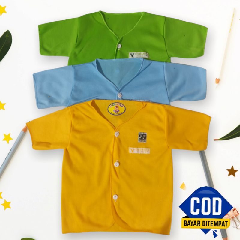 6 pis baju lengan pendek bayi c.c baju bayi