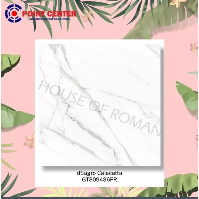 TERHEMAT ROMAN GRANIT GRANDE 80 X 80 GT809436FR DSAGRO CALACATTA