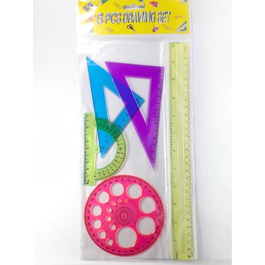

Penggaris Drawing Set 5 Pcs (0184120)