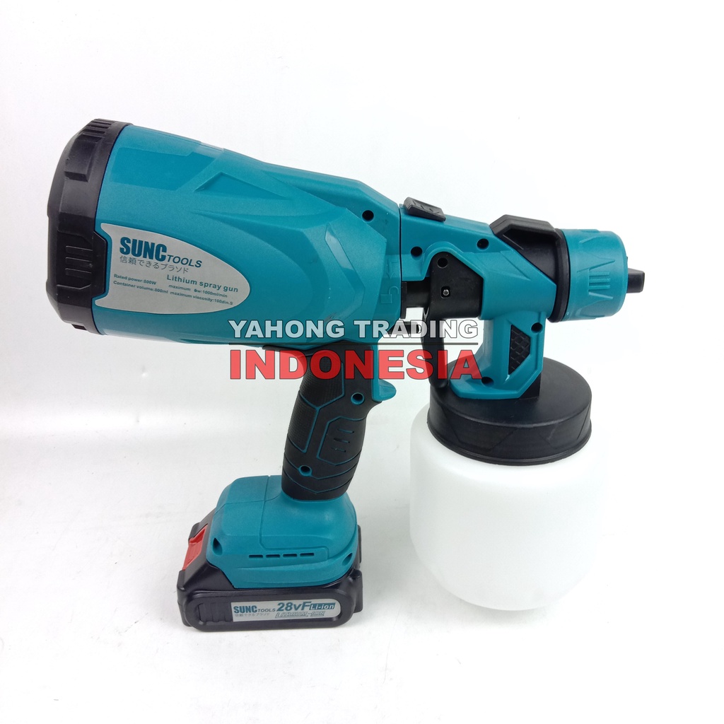 Mesin Semprot Cat Baterai Cordless Spray Gun Electric SUNC TOOLS