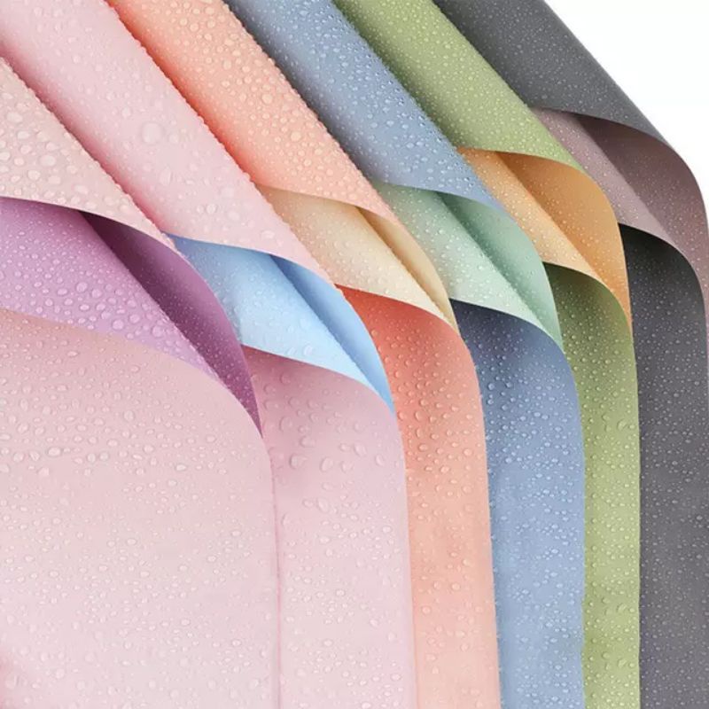 

[5-20 lembar] Kertas Bunga Korea flower wrapping celophane two colour