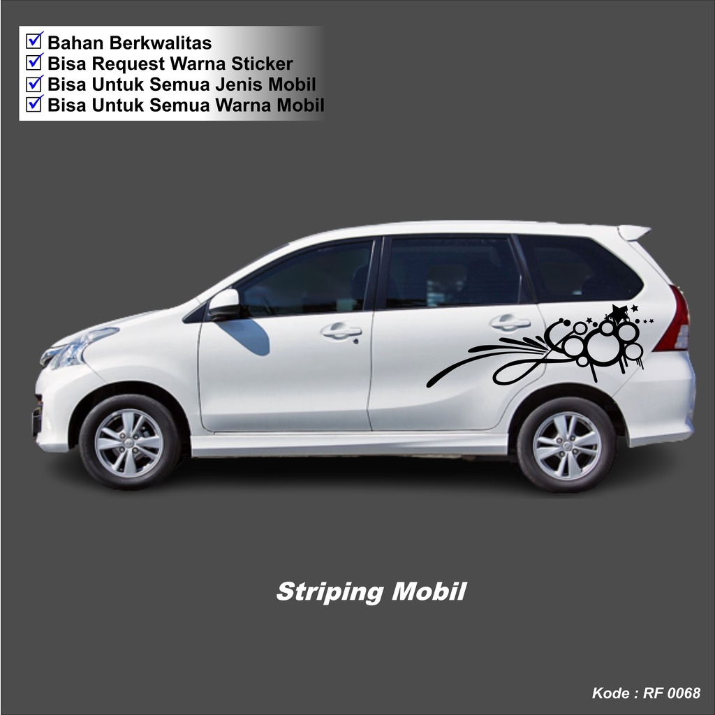 Stiker Avanza Stiker Cutting Avanza Stiker Cutting Lis Body Samping Avanza Stiker Variasi Stiker Mot