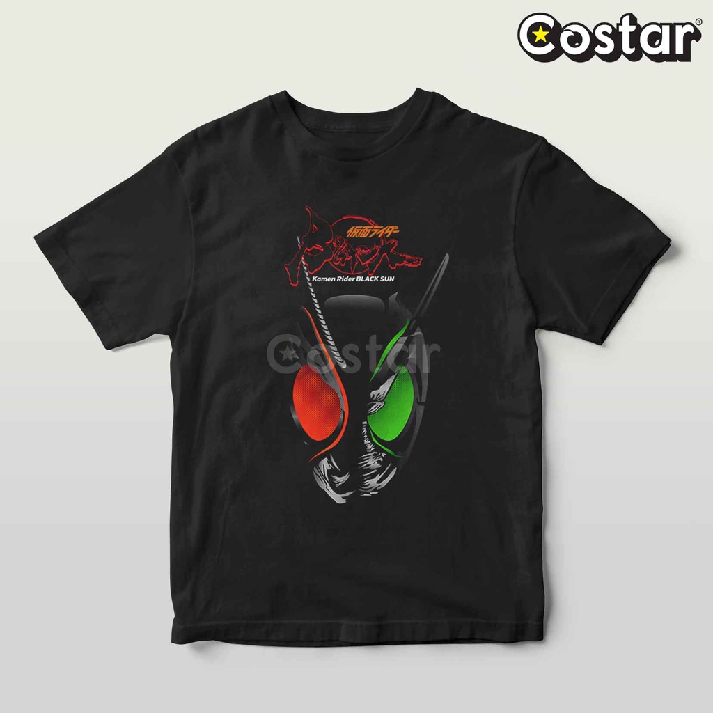 Kaos Kamen Rider Black Sun 2 Faces - Satria Baja Hitam