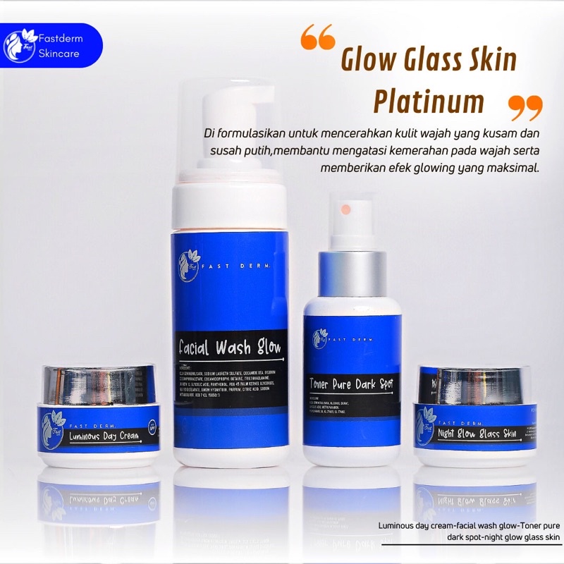 PAKET FASTDERM PLATINUM | FASTDERM DOUBLE WHITE PLATINUM | FASTDERM GLASKIN PLATINUM | FASTDERM ACNE