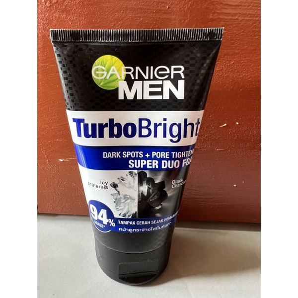 Jual Garnier Men Turbo Bright Power White Super Duo Foam Ml Shopee Indonesia