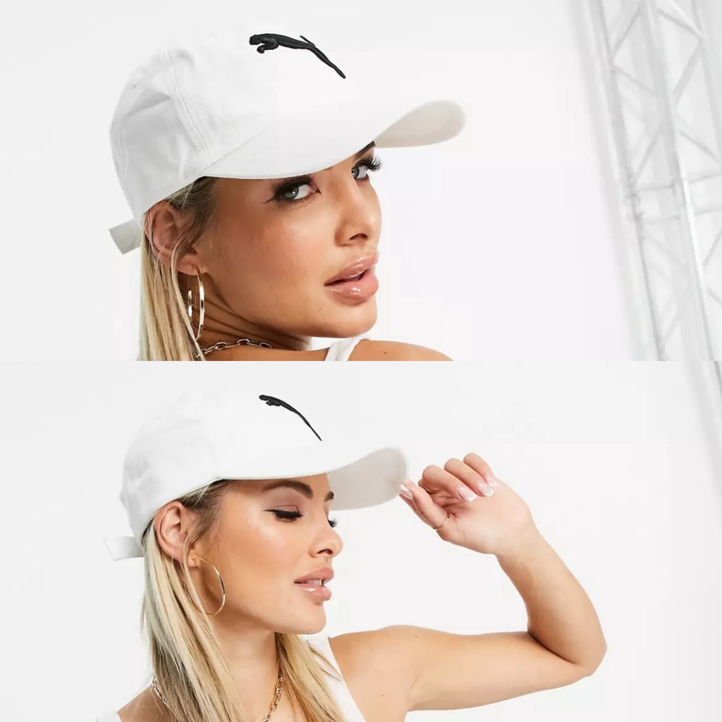 Topi Puma White Original Free Packing Box