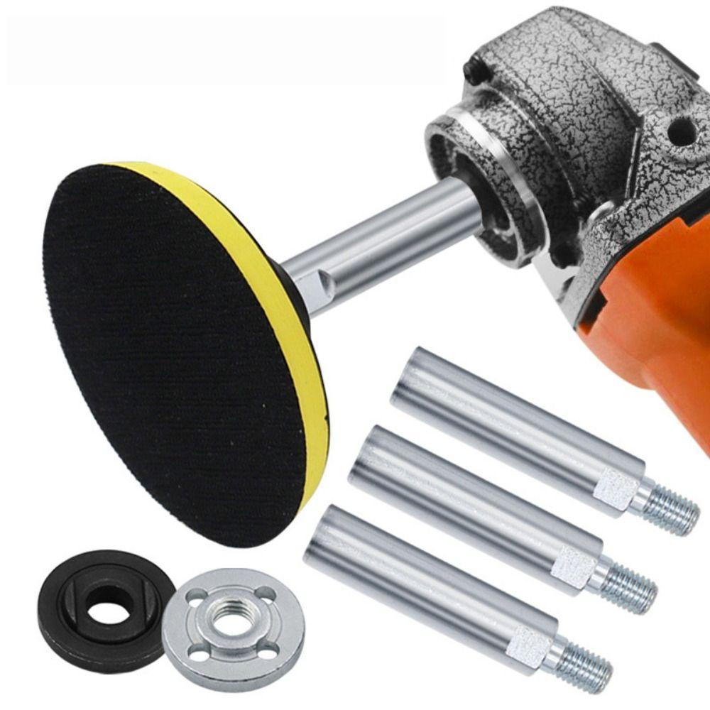 LANFY Bit Extension Shaft Dengan Mur Sambungan Gerinda Aksesoris Untuk Perawatan Mobil Power Tool Acces For Polishing Pad Gerinda Alat Adapter Sambungan Multi Fungsi