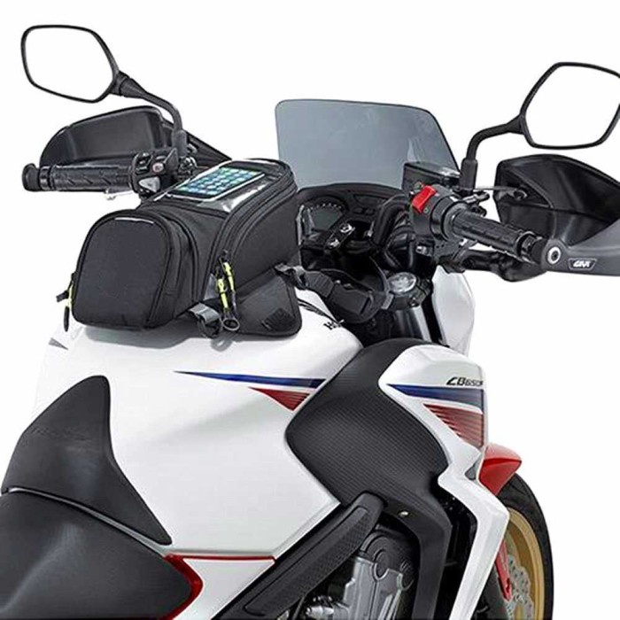 Rain Cover Tas Touring Motor Kecil Waterproof Smartphone Holder Fuel Bag