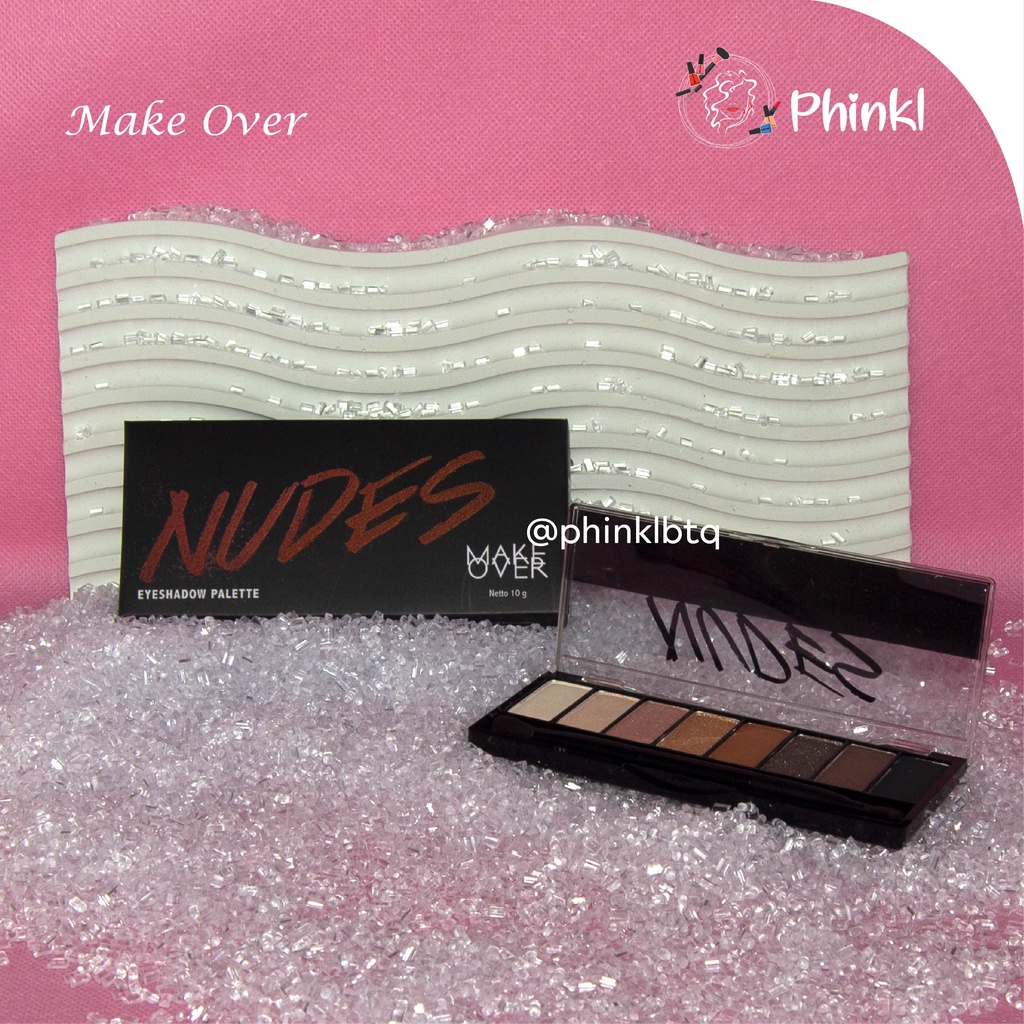 `ღ´ PHINKL `ღ´ 🅼🅰🅺🅴 🅾🆅🅴🆁 MAKE OVER Eye Shadow Palette eyeshadow perona mata bersinar makeup eyes rahasia cantik ala MUA tahan lama