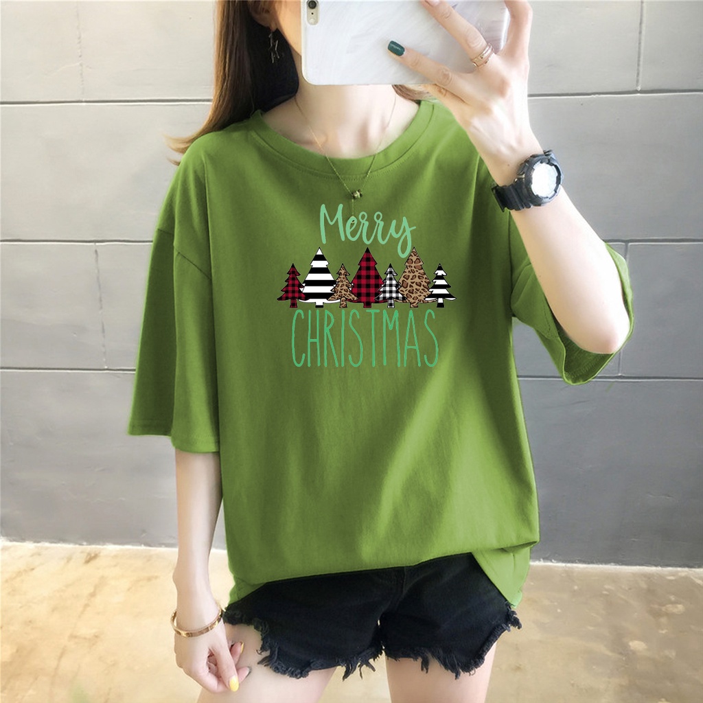 KAOS 0VERSIZE WANITA SPECIAL CRISTMAS EDITION 2