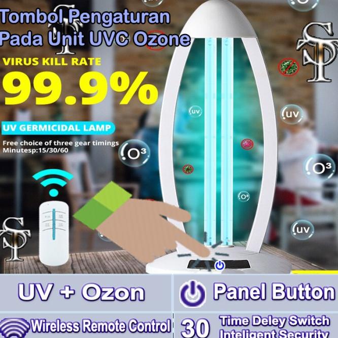 Uv Sterilizer Ozone Uvc Sterilizer Ruangan + Ozone Lampu Ultraviolet C