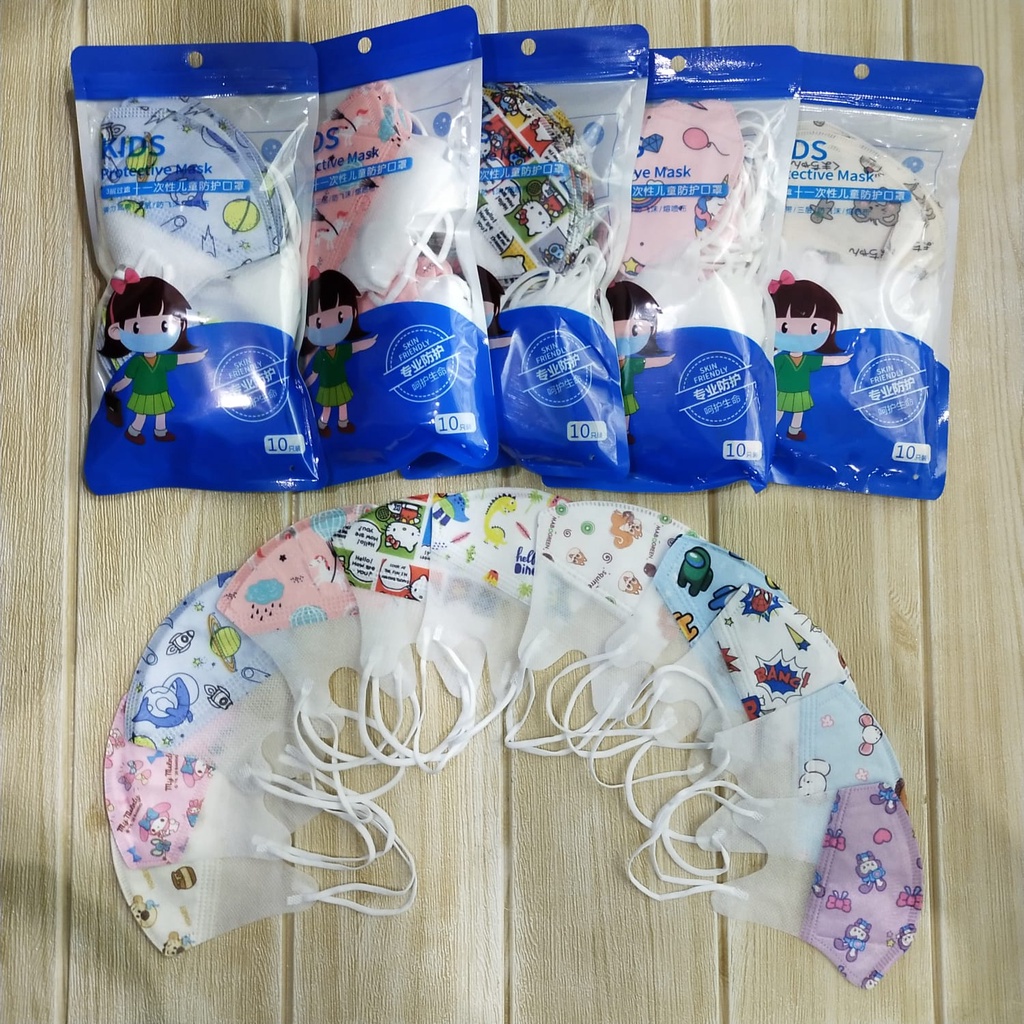 Masker Duckbill Anak Motif Isi 25pcs