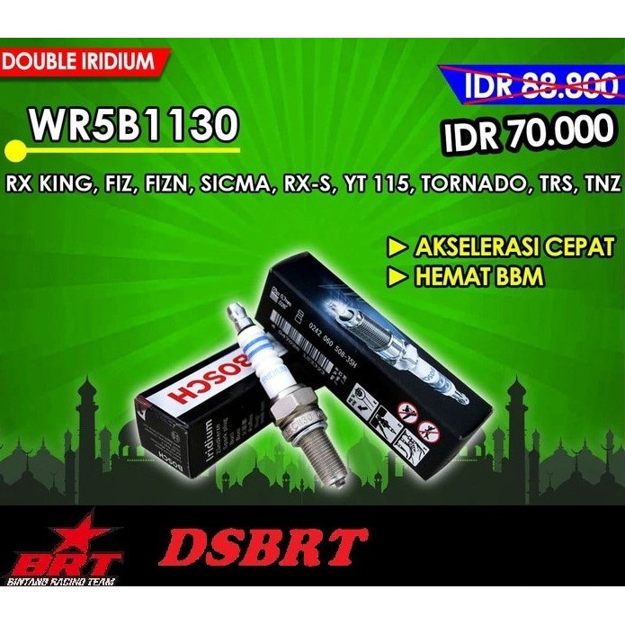 BUSI BOSCH IRIDIUM BRT RX KING RXZ F1ZR VESPA 2Tak TORNADO