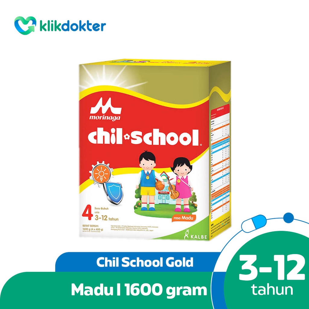 Morinaga Chil School Gold Madu 1600gr