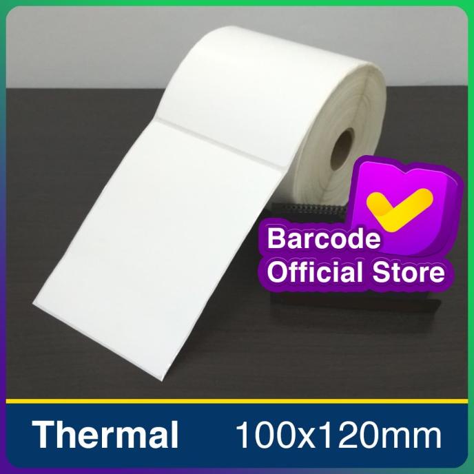 

LABEL BARCODE 100 X 120 KERTAS STICKER THERMAL 100x120 mm (500pcs)